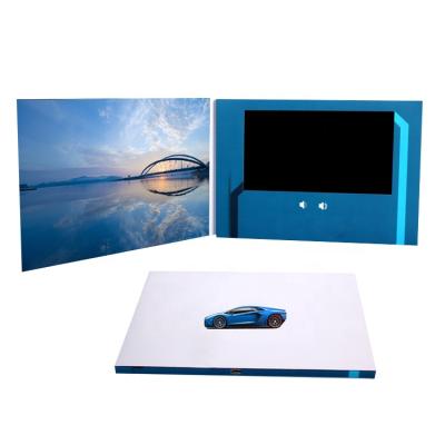 China Custom Graphics IPS LCD Screen Digital Hot Sales Graphics Invitation Invitation Brochure Greeting Card for sale