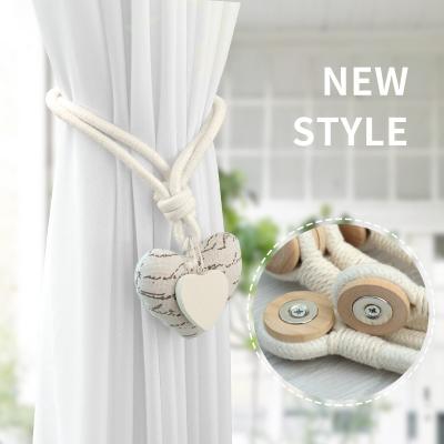 China Eco-friendly Customizable High Quality Customizable Home Curtain Tie Back Magnetic Curtain Tieback for sale