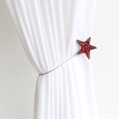 China Eco-friendly Factory Good Selling Hot Fancy Magnetic Curtain Tiebacks With Diamond for sale