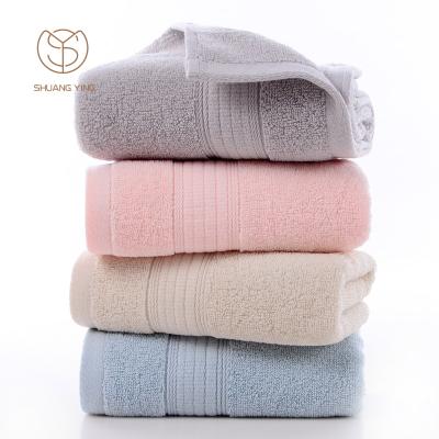 China Manufacturer Custom Logo Towels 100% Child Safe Cotton Face Towel Hotel Towel Cotton Bath Towels for sale