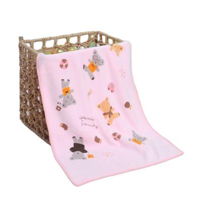 China Custom Animal Printing Child Safe Microfiber Kids Bath Face Quick Dry Towel for sale