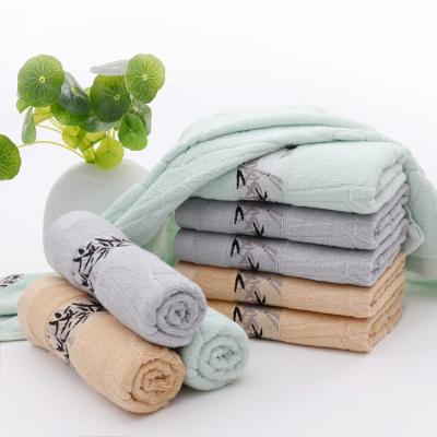 China Child safe face towel new for home or hotel wholesale design colorful soft 100%cotton thicken fiber gift customizable bamboo towel for sale