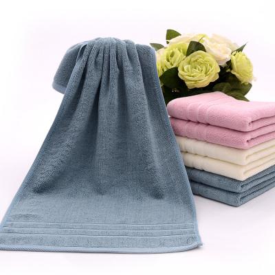 China Custom Made 35*75cm QUICK DRY High Quality Dobby Fiber Cotton Bamboo Face Towel for sale