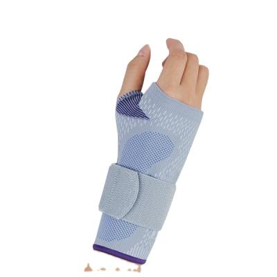 China 3D Knitting Cool Gray Elastic Wrist Support With Stay S for sale