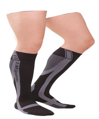 China Medical Grade Antibacterial Custom Sports Running Compression Socks for sale