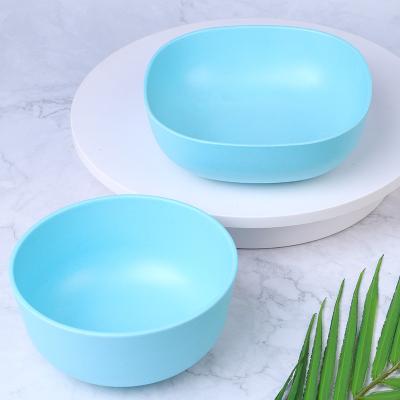 China Modern Eco - Friendly Biodegradable Bamboo Fiber Salad Bowl Gift Sets Kitchen Bowl Set for sale