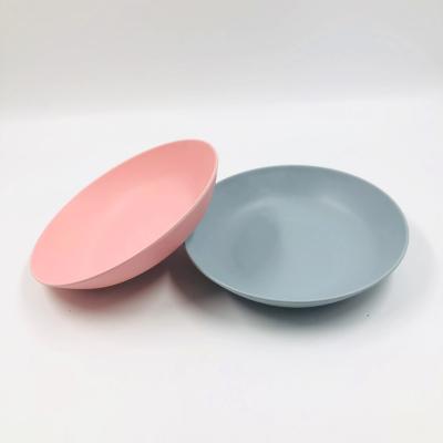 China Modern Customized Printing Kitchen Melamine Plates Square Dinner Plate Bamboo Fiber Dishes Sets Dinnerware for sale