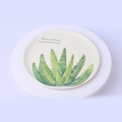 China Modern Best Price Biodegradable Bamboo Fiber Dishes Serving Plate Kids Dinner Custom Melamine Printed Dishes for sale