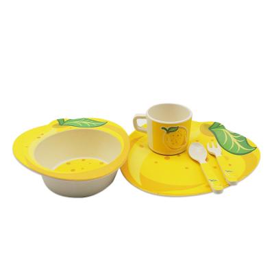 China Decorative Unbreakable Bamboo Fiber Biodegradable Dish Dinnerware Set Eco - Friendly Cardboard Sustainable for sale