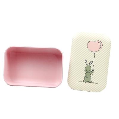 China Leak Proof Customized Eco Friendly Bamboo Fiber Pattern Food Container Food Bowl For Kitchen for sale