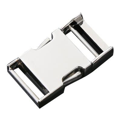 China ZIP Custom Quick Release Silver Belt Buckle with Logo Leather Belt Buckle Hardware for sale