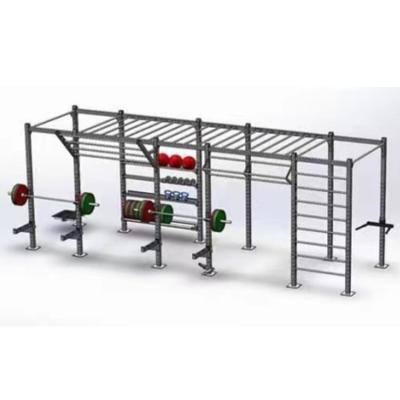 China Universal Heavy Duty Multi Functional Squatting Machine Rack Blacksmith Power Cage Cross Fit Customs Installation Rack for sale