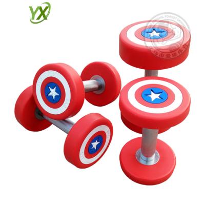 China Universal High Quality Fitness Equipment Dumbbell 2.5-50kg Gym Equipment Rubber Dumbbells for sale