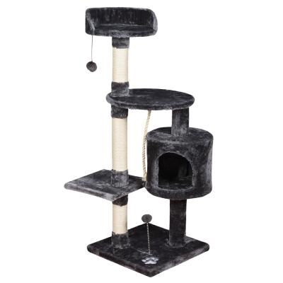 China Stylish Beige Viable Diy Cat Tree Condo from Jianicat for sale