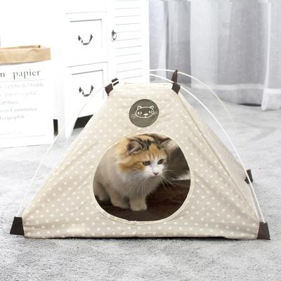 China China Factory Wholesale Travel Camping Waterproof Outdoor Noise Up Portable Dog Cat Teepee Bed Tent For Dogs for sale