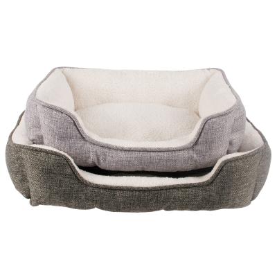 China Wholesale Custom Size Sustainable Soft Cotton OEM Manufacturer Luxury Dog Bed for sale