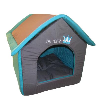 China Sustainable Sustainable Jiianat House Shape For King Dog Bed for sale