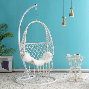 China 2 jaar voor Rattan slaapkamer swing hangende mand stoel in foto kleur Te koop