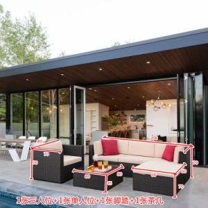 China Gartensofa aus Rattan für den Innenhof zu verkaufen