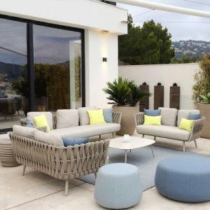 China Outdoor Garden Furniture Combination with Customized Waterproof Rattan Sofa en venta