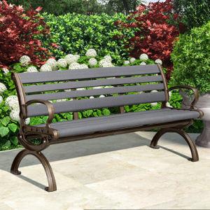 China Antique Cast Aluminium Bench Seat Oem Aluminium Outdoor Bench Seat for sale