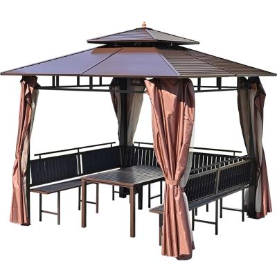 China Durable Outdoor Metal Gazebos for Stylish Living for sale