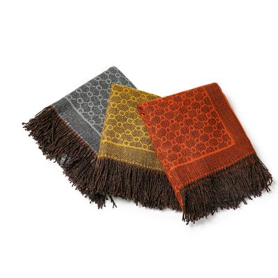 China Elegant Classic Woven Women Scarf Shawl 100% Wool Throws And Warm Covers For Winter Travel for sale