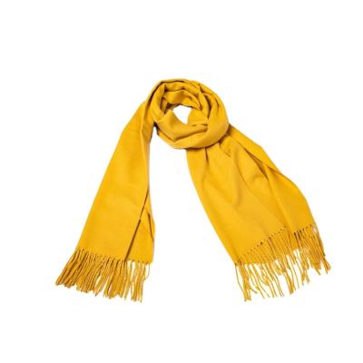 China Direct Selling Stylish And Hot 100% Fabric Woven Style Polyester Shawl Acrylic Concise Scarf for sale