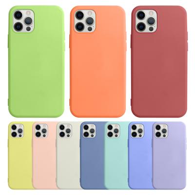 China wholesale Anti-fall Silicon Mobile Phone Cover For iPhone 7 11 Pro Max Custom Liquid Silicone Case For iPhone 12 Pro Max for sale