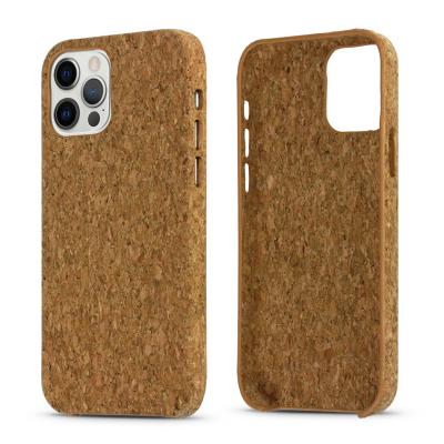 China Real Cork Wooden Phone Case For Cell Phone Case Cover Recycled Parchute Iphone 12 For Samsung S21 Wood Phone Case for sale