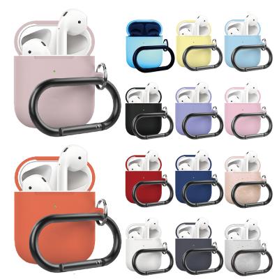 China Wholesale Custom Airpods Cover Shockproof Protective Silicone Case Cover For Apple Airpods 1 2 3 4 pro Max For Airpods Case for sale