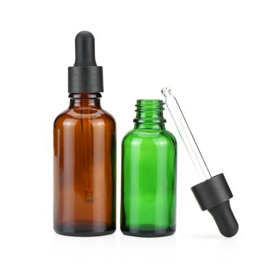 China Custom Personal Care 15ml 30ml 50ml 100ml Face Serum Essential Oil Bottles Glass Dropper Amber Bottles For Sale for sale