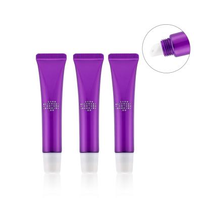 China Custom logo cosmetic tube packaging 7 15 20ml small eye cream lip gloss empty squeeze soft tube for skin care for sale