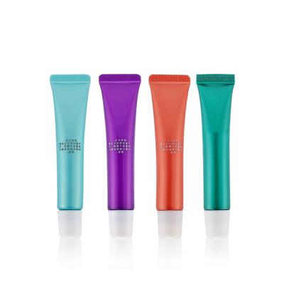 China 7ml eco cosmetic wholesale mini cosmetic plastic packaging mini tube 15ml 20ml eye cream lip gloss cosmetic squeeze tubes for sale