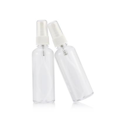 China BEAUTY PACKAGING 100ml 200ml 300ml 500ml Transparent Empty Hand Sanitizer Bottle Pet Alcohol Spray Bottle With Sprayers for sale