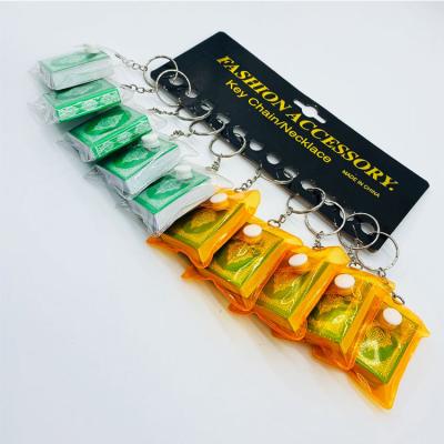 China Creative ABS Plastic Vintage Mini Arabic Muslim Keychain Purse Bag Charm Ark Quran Book Key Keychains For Car Key Pendant for sale