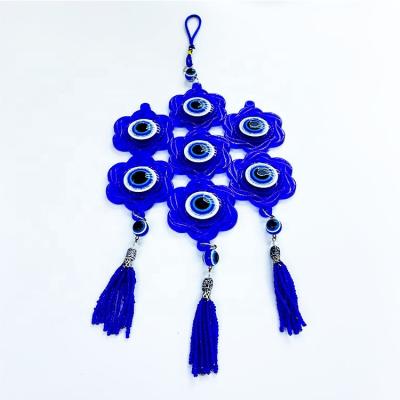 China Best Wall Decoration Decor Evil Eye Blue Hanging Ornament For Protection Hanging Pendant For Car Garden Home for sale