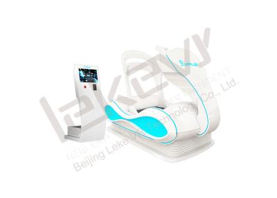 China Amusement Skiing Virtual Reality Simulator , LEKE VR Ski Simulator For Theme Park for sale