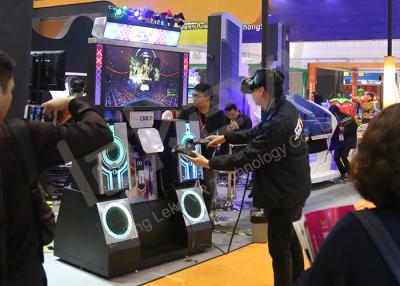 China 42 Inch HD Screen 9D Virtual Reality Simulator / Virtual Reality Leke Dance Machine for sale