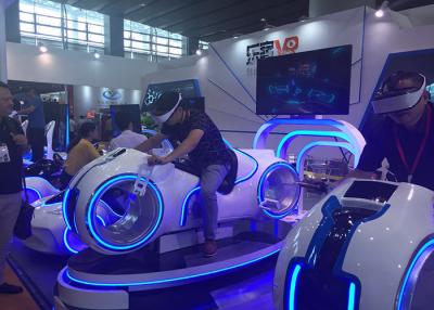 Chine équipement de la réalité virtuelle 9D, moto emballant la plate-forme dynamique de mouvement de simulateur à vendre