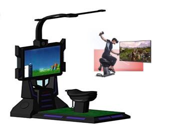 China Interactive Game VR Horse Riding / 9D Virtual Reality Experience With 1 Seat for sale