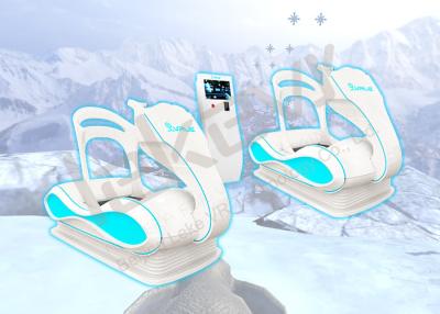 China Cool Virtual Reality Skiing Color White Blue LEKE SLEDGE VR Skiing machine for sale