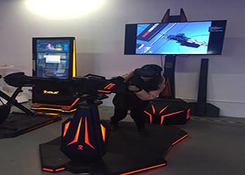 Chine Métal HTC VIVE Flight Simulator, simulateur virtuel de tir du FEU de VR Gatling LEKE à vendre