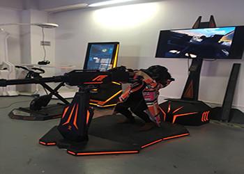 Chine Simulateur de mouvement de réalité virtuelle de parc à thème, machine de tir de jeu de 9D VR à vendre