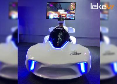 China Attractive Leke Virtual Reality Car Simulator With Speeding Race 9D VR Simulator for sale