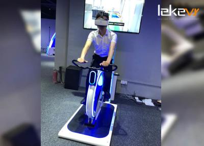 China 2 Seats Virtual Reality Bike Ride / Indoor Cycling Simulator With 9D VR Glasses for sale