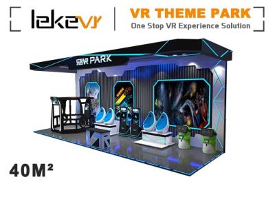 China Outdoor Enterainment VR Theme Park With 6 Dof Electric System Customized Color for sale