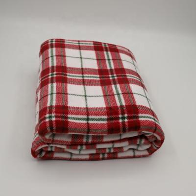 China Soft JMH Red White Fuzzy Designer Sofa Fleece Blankets Custom Print Checkered Blankets for Winter for sale