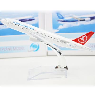 China B777 turcos 1/400 Metal el regalo de lujo del niño de los aeroplanos modelo del vuelo en venta