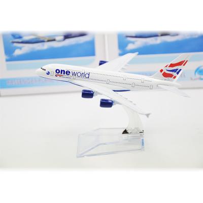 중국 브리튼 B747 항공 기념품을 위한 백색 Diecast 항공기 모형 장비 판매용